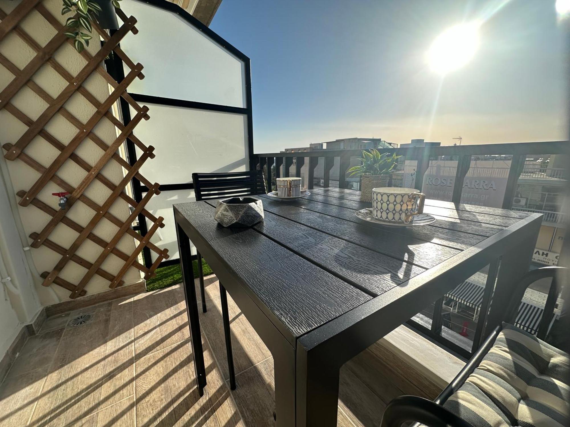 Glyfada Sunset Seaview Cozy Apartment A Atenas Exterior foto